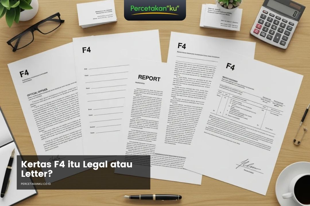 Ukuran Kertas F4 itu Legal Atau Letter? Ini Penjelasannya!