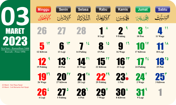 Mengenal Lebih Dekat dengan Sejarah Kalender Hijriyah [12 bulan]